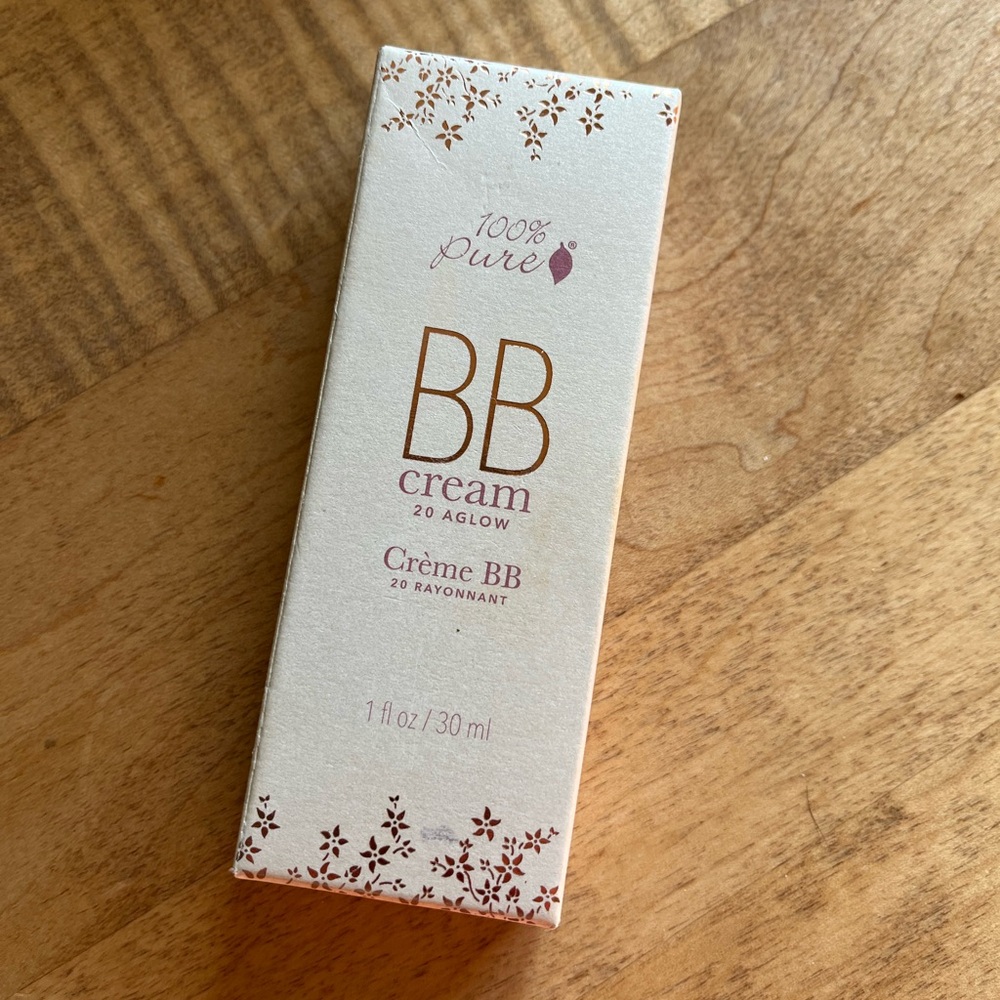 Brand new 100% Pure BB cream, aglow